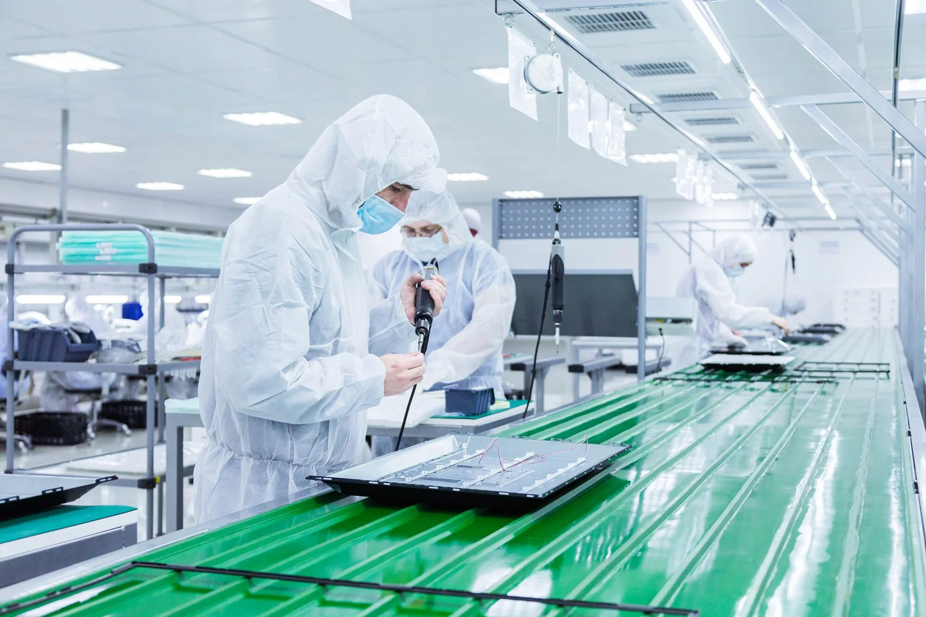 Manufacturing TVs