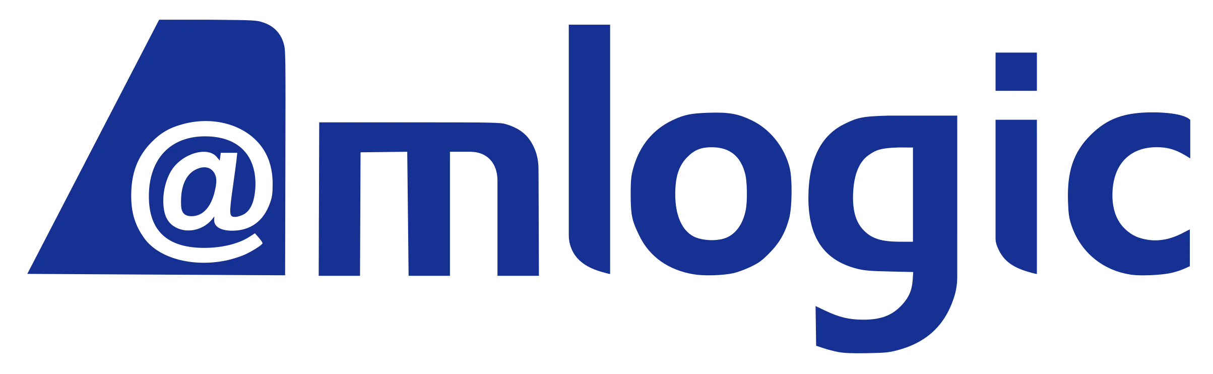 Blaues Amlogic-Logo
