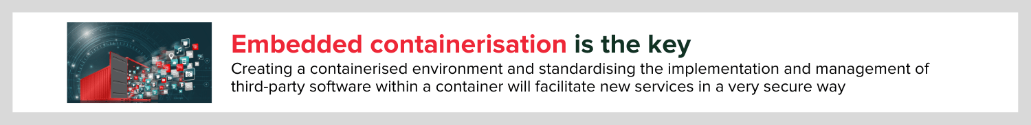 Embedded containerisation is key to accelerating development of a smart router