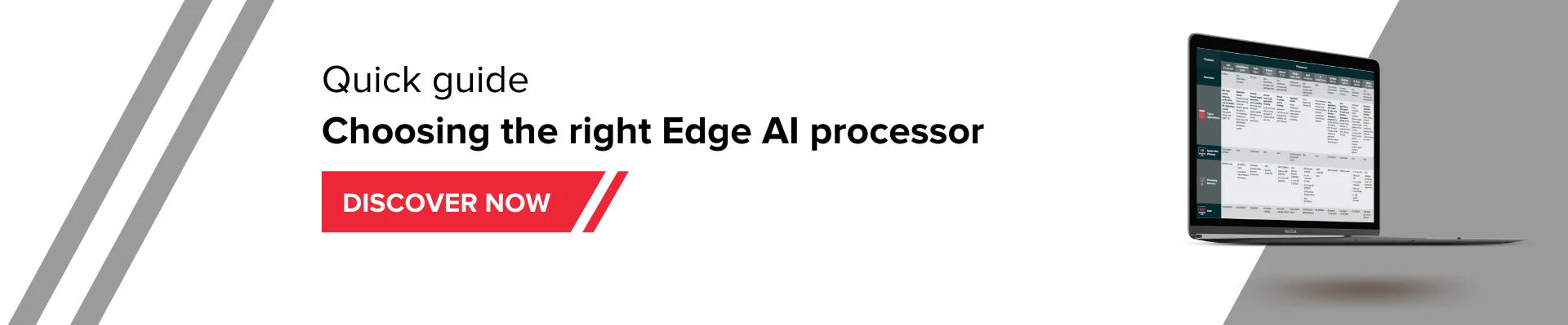 Chooising the right edge AI processor - quick guide