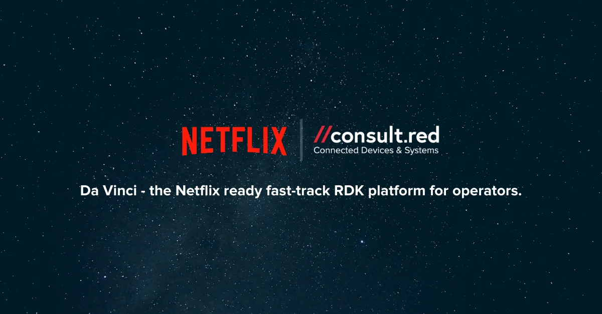 Consult Red selected as Da Vinci scaling program partner by Netflix