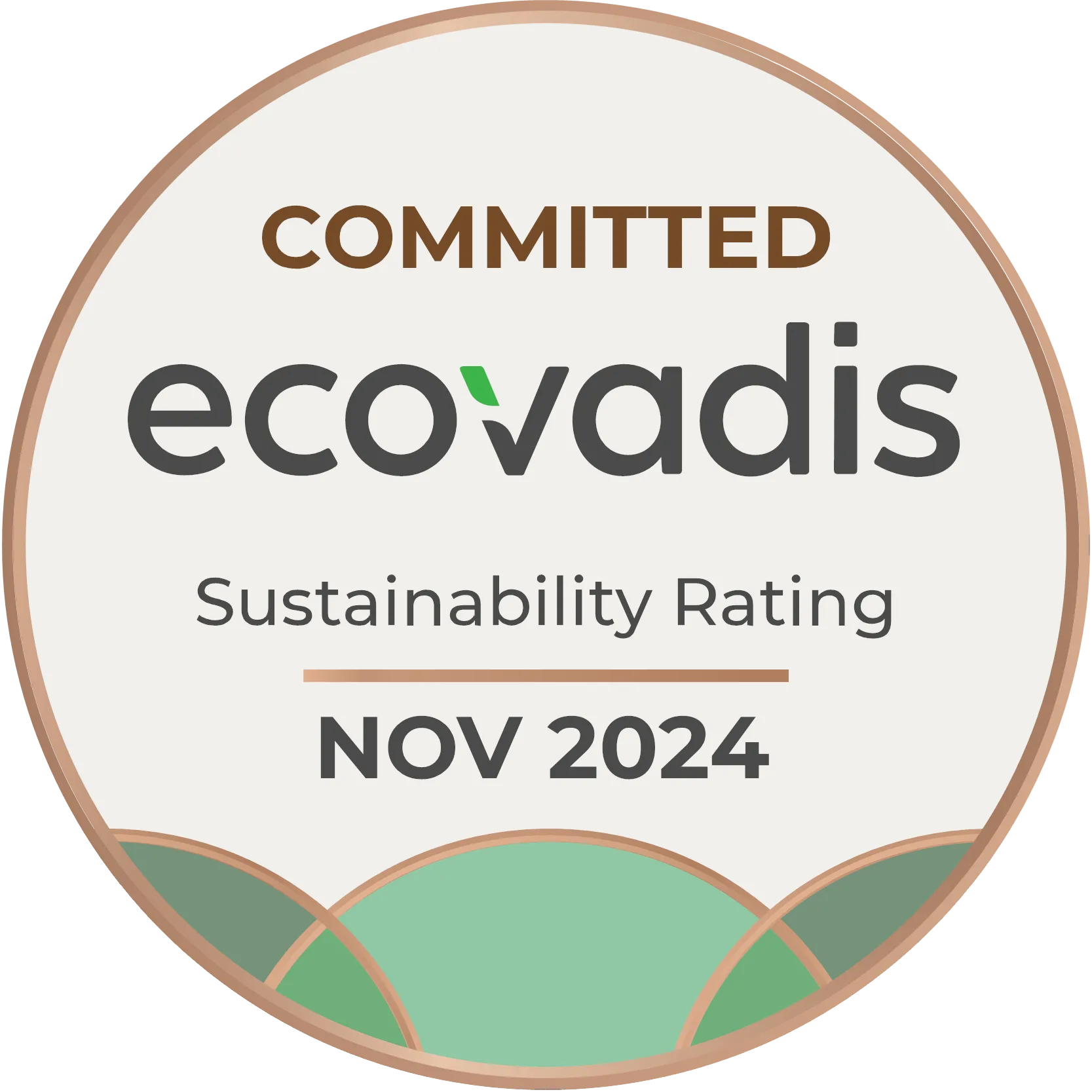 EcoVadis Bronze Sustainability Rating (2023)